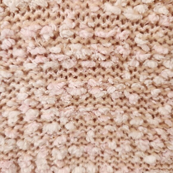 Soft Surroundings Dreamy Quarter Zip Pullover Sweater Pink Comfy Women's M - Picture 6 of 8